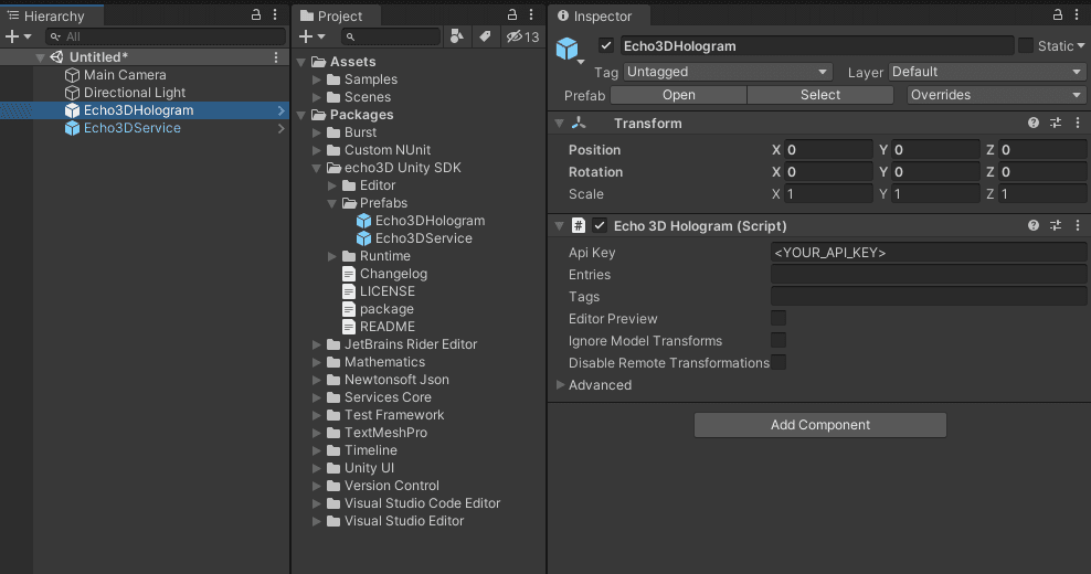 New SDK Features for echo3D’s Unity SDK